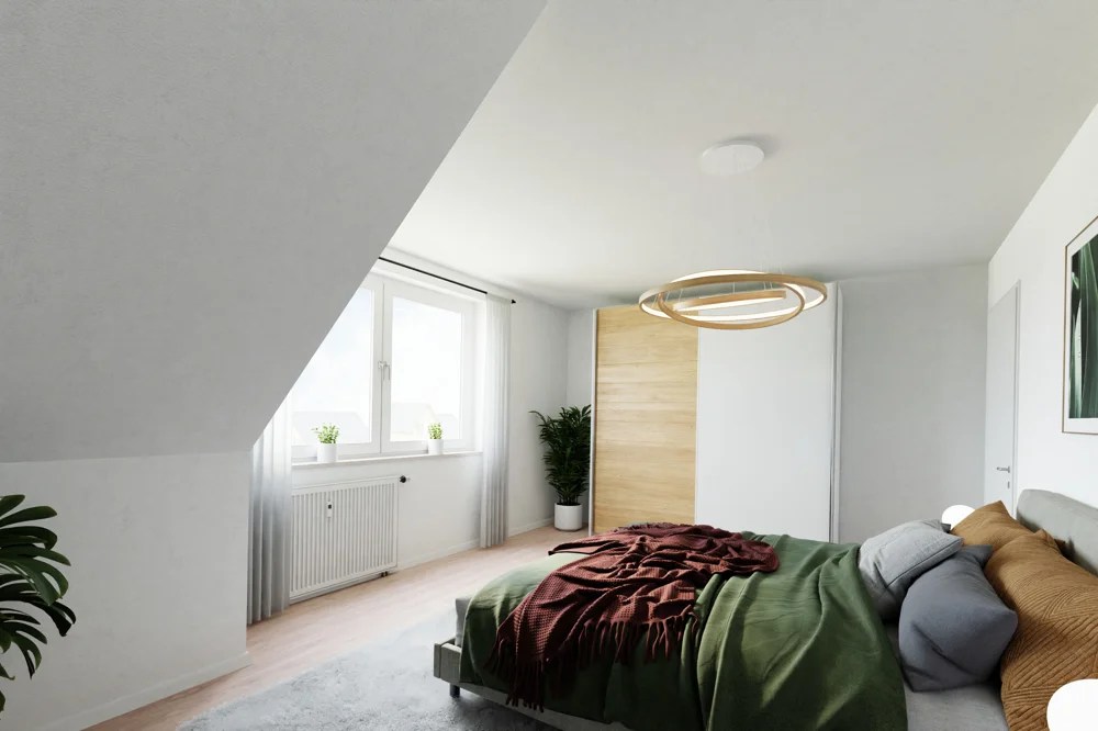 OG Schlafzimmer Visualisierung